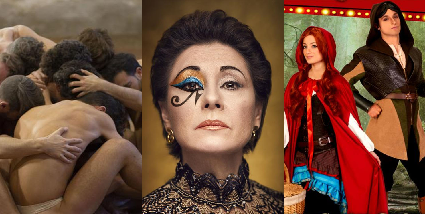 "El Salto", "Divina Cleopatra" y "Caperuza Roja" en el Teatro Principal