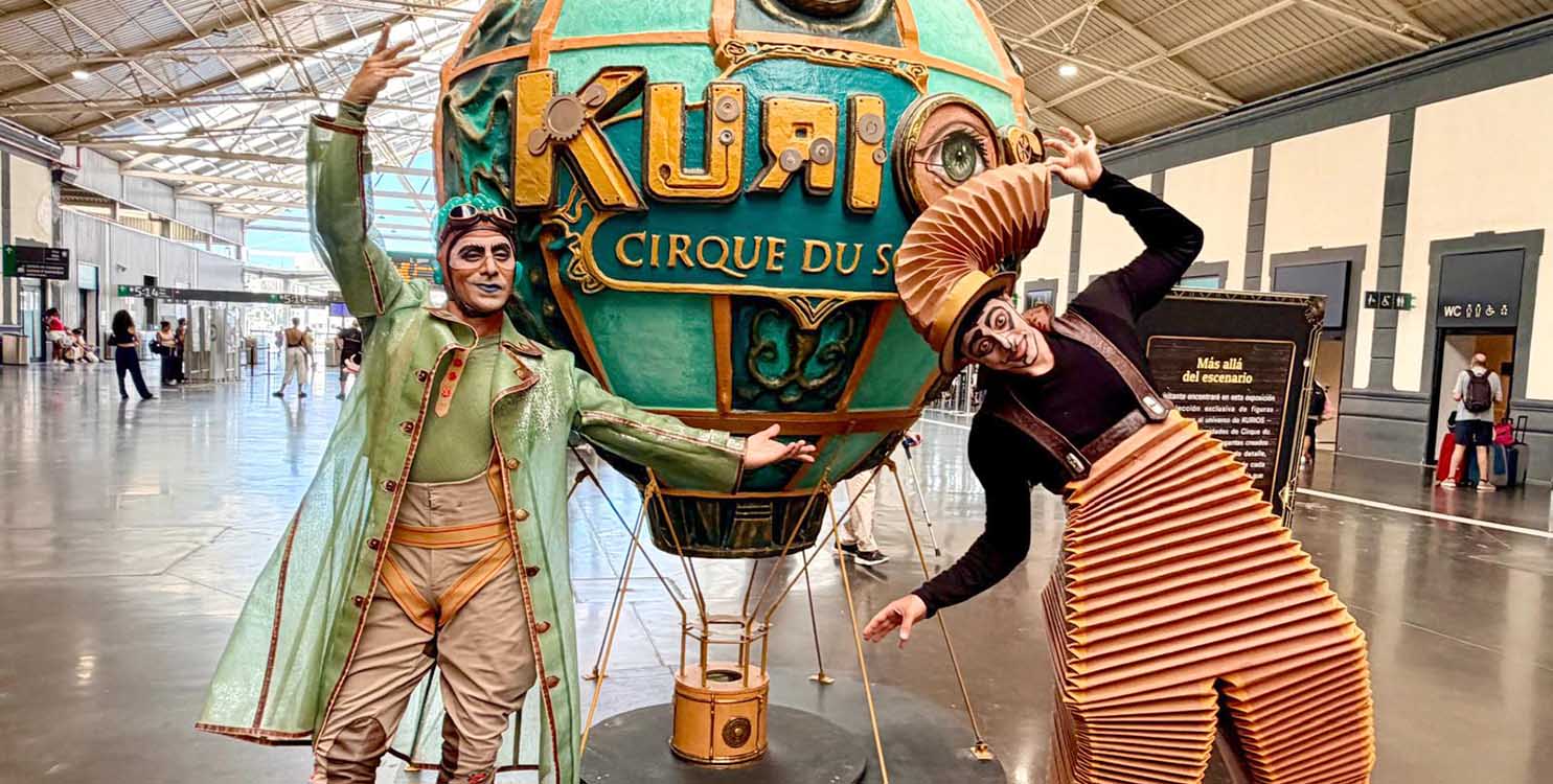 Exposici&oacute;n gratuita del universo KURIOS del Cirque du Soleil, en la Estaci&oacute;n de RENFE de Alicante