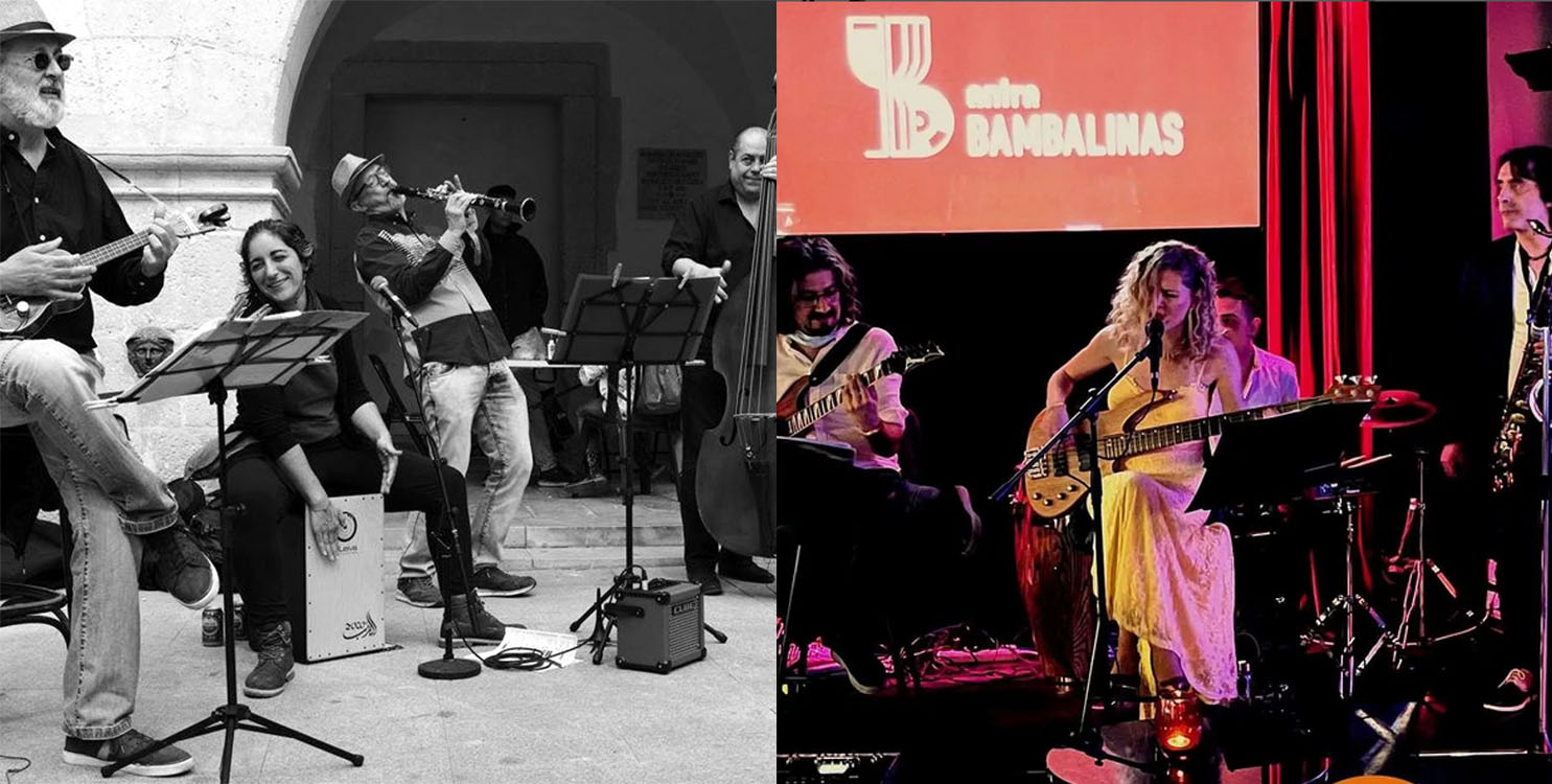 Fusta & Jazz, Maranako y Benjamin Sun en Entre Bambalinas Alicante