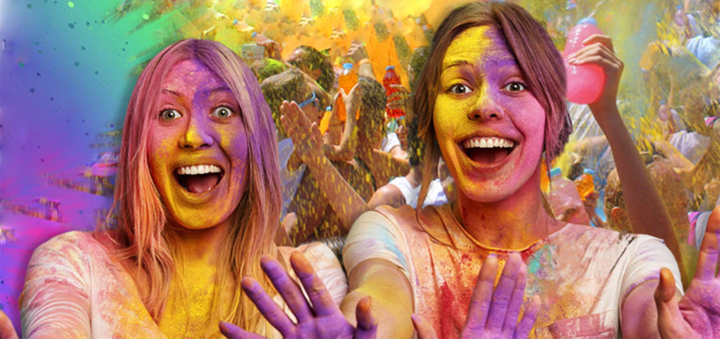 Holi Festival en Terra Natura Zoo de Benidorm 