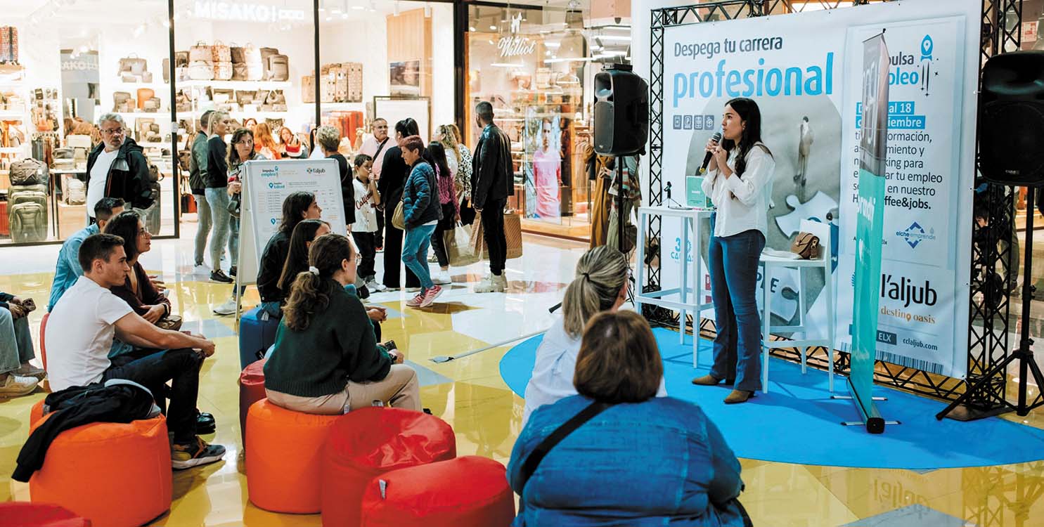 "Impulsa Empleo", el proyecto de promoción a la empleabilidad, llega al C.C. l'Aljub