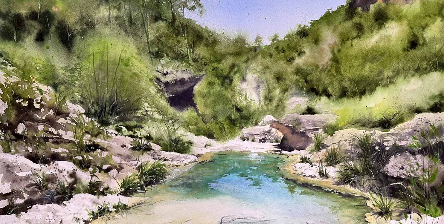 "Trencadís: Entre el retrato y el paisaje" de Carlos García, en la Sala Orden Tercera de Elche