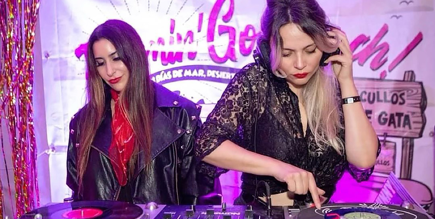 Susana (derecha), de las Cheries Djs, también celebrará el aniversario de Jendrix.