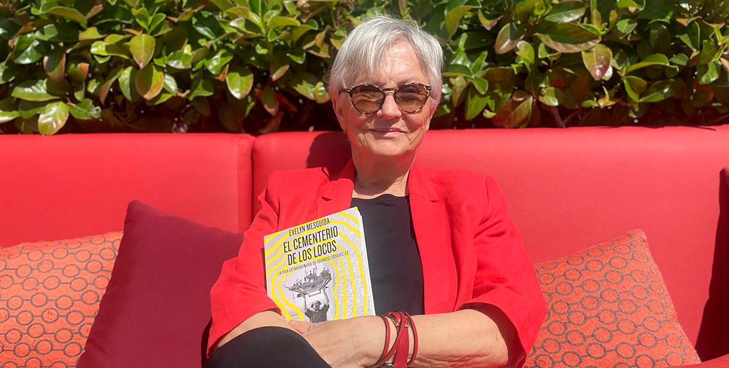 La periodista y escritora Evelyn Mesquida estará en Fundación Mediterráneo el martes 25/02.