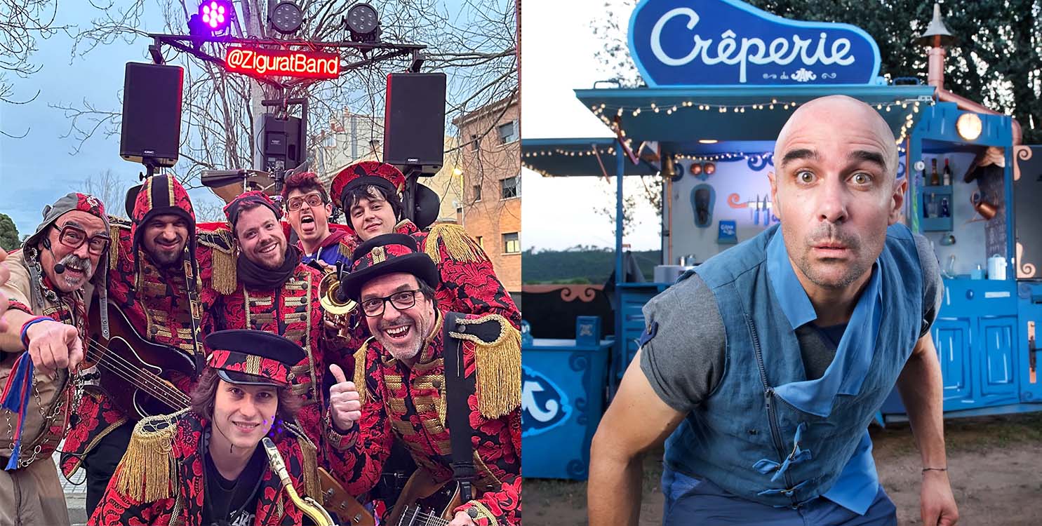 “La Zigurat Circus Band & Monsieur Florian” y “L’Actitud” de la Cía. JAM