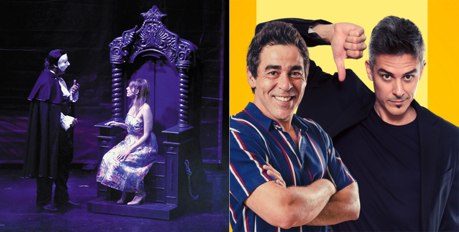 "El Fantasma de la Ópera" y "Desmontando a Pablo Chiapella"