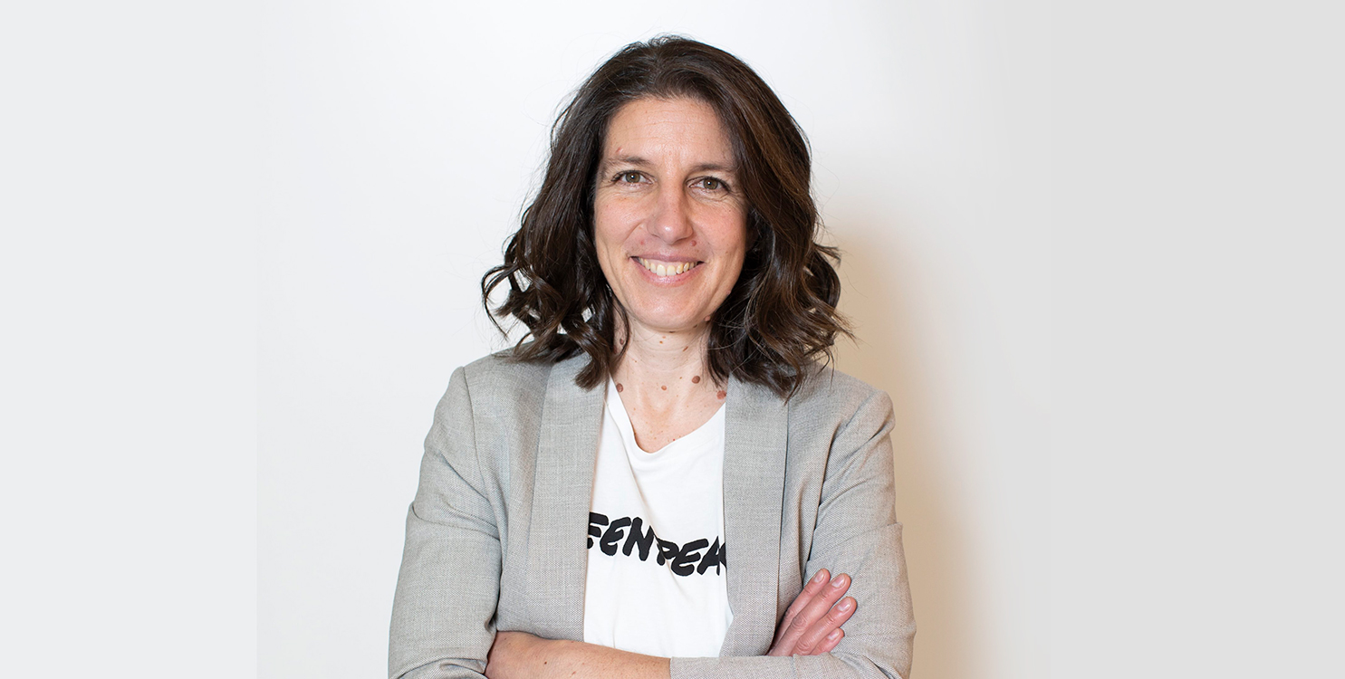 Eva Saldaña, directora de movilización de Greenpeace España.