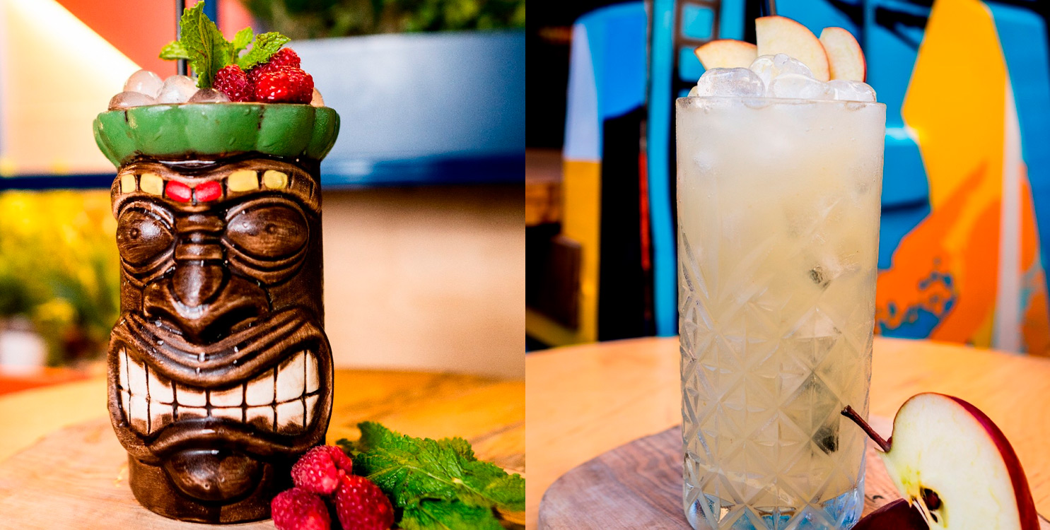 Prueba los exóticos cócteles de Pub Pêle: "Exotic Berry" o el "Apple Collins".