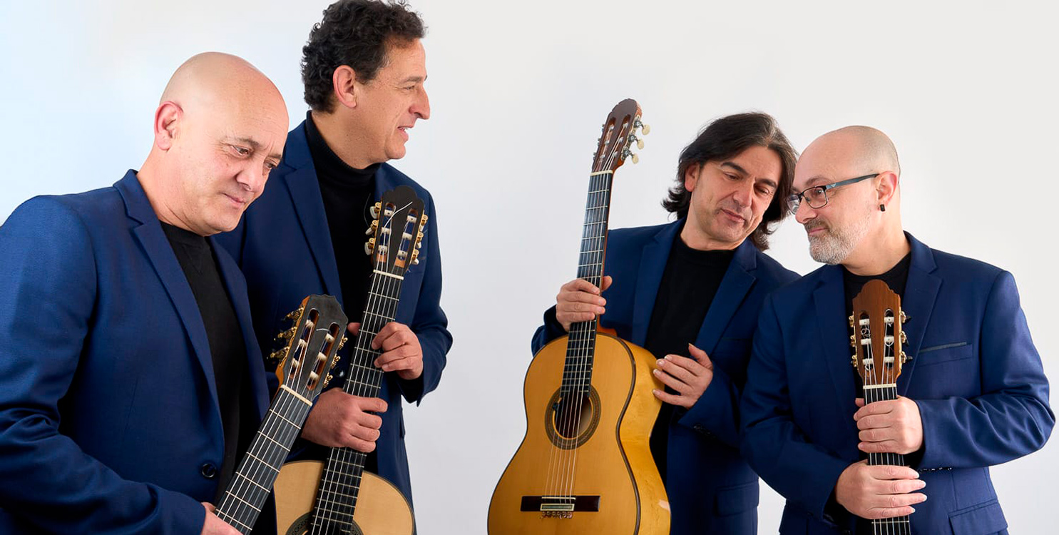 El cuarteto de guitarras QuarteTomás actuará el viernes 26 de enero (20:30h).