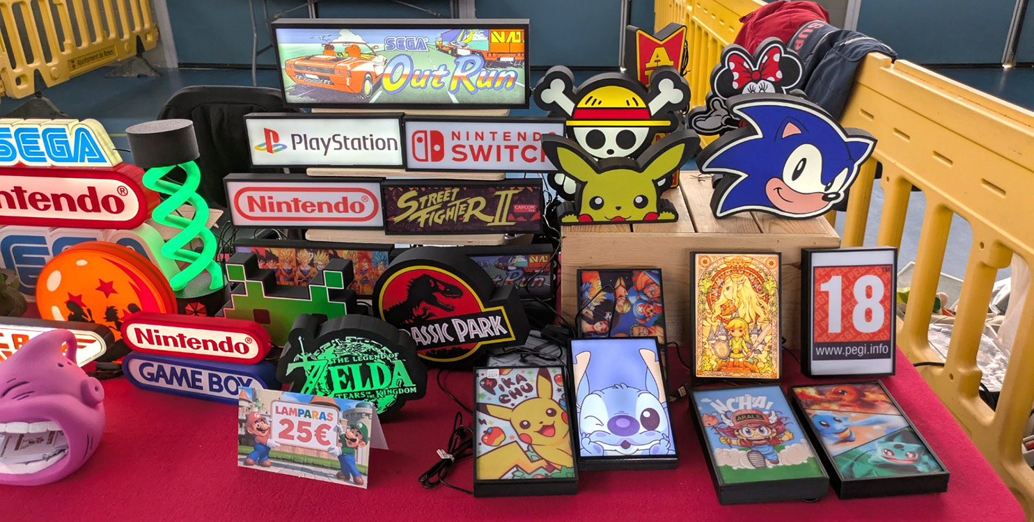 Espacio de videojuegos de las principales marcas.