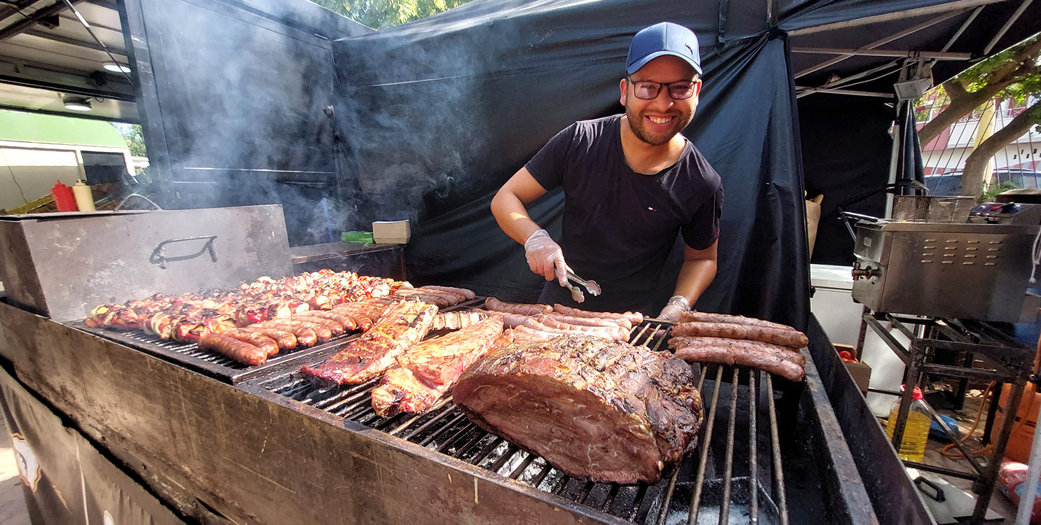 Carne argentina de primera calidad a la parrilla.